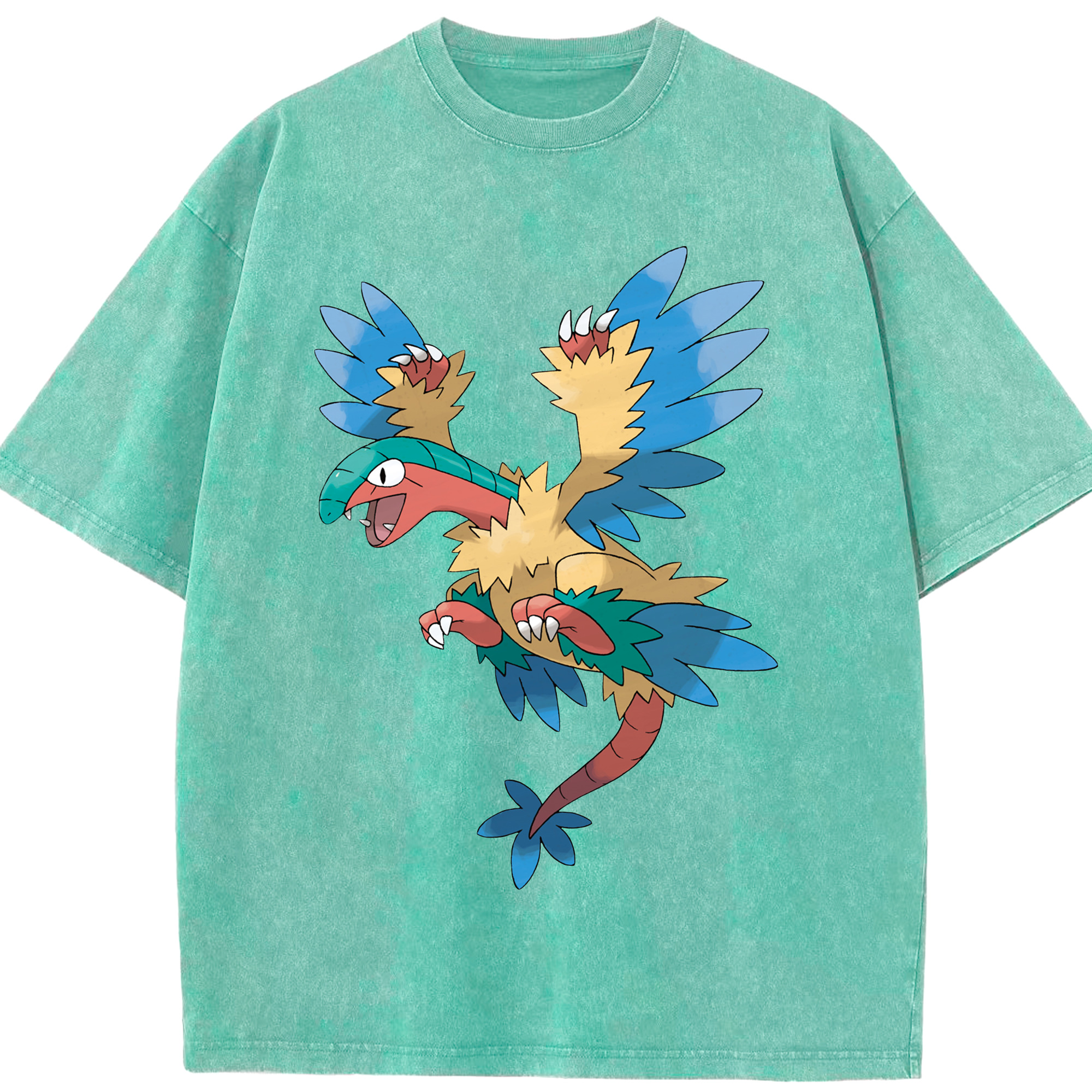 （画像用） ポケットモンスター Pokémon 綿100% ヴィンテージ風 半袖Tシャツ（フロントプリント）